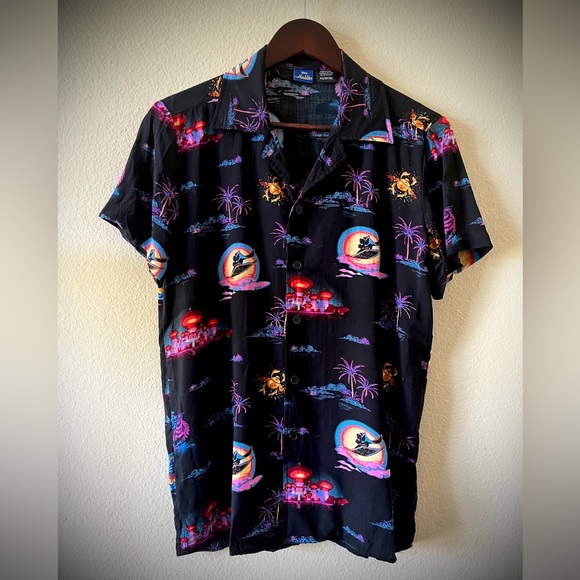 Disney Tops Disneys Aladdin Button Down Blouse Poshmark